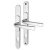 Adjustable uPVC Multipoint Door Handle - 59-96mm c/c - Polished Chrome