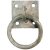 Ring on Plate - 8mm Diameter - Galvanised