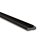 Fire & Smoke Intumescent Strip - - 10 x 4 x 2100mm with Brush - Black - Pack of 10