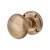 Antique Brass Victorian Mortice Door Knob - 57mm Rose Diameter