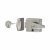 Double Locking Nightlatch - 60mm Backset - Satin Chrome Case/Cylinder