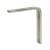 Fluted Steel Angle Shelf Bracket - 150 x 125mm - Galvanised - Pack of 5