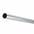 19mm Round Steel Hanging Rail Tube - 1829mm Length - Polished Chrome