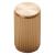 Lines Cylinder Cabinet Knob - 18mm Diameter - Satin Brass