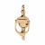 Victorian Urn Door Knocker - Hardex Gold - 162 x 76mm