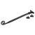 Curly Tail Casement Window Stay - 12"/300mm Length - Antique Black Iron