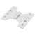 Heavy Duty Parliament Hinge - 102 x 75 x 125mm - Polished Chrome - Pair
