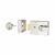 89 Double Locking Nightlatch - 60mm Backset - Polished Chrome Case/Cylinder