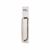 Polished Stainless Steel 19mm D-Bar Door Pull Handle on Plate - PULL - Screw Fix - 375 x 75mm