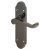 Black Nickel Victorian Summer Scroll Latch Door Handles - 168 x 40mm