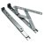 uPVC/Timber Standard Window Friction Stay Hinge - 13mm Stack - 8"/200mm - Top Hung - Pair