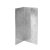 Universal Fence Post Extender - 180 x 70 x 70mm - Galvanised