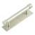 Sturt 15mm Reeded T-Bar Cabinet Pull Handle on Plain Backplate - 96mm c/c - Satin Nickel