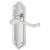 Polished Chrome Scroll Latch Door Handles - Ashmead Range - 168 x 46mm