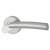 Polished/Satin Chrome Door Handles on Round Rose - Ultro Range