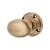 Antique Brass Oval Mortice Door Knob - 57mm Rose Diameter