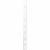 Twin Slot Shelf Wall Upright - 1500mm Length - White