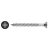 Twin Threaded Pozi Countersunk Wood Screws - 10 x 3 1/2" - Zinc Plated - Pack of 100