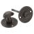 Reeded Bathroom Turn & Release - 50mm Diameter - Aged Bronze