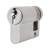 10 Pin 42mm Euro Single Cylinder - 32 + 10mm - Satin Chrome - Master Keyed