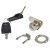 Cam Lock - 19 x 26mm - Keyed Alike - Differ 1 - Nickel Plated