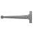 Door Tee Hinge - 305 x 114mm - Pewter - Pair