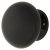 Ceramic/Porcelain Round Cabinet Knob - 35mm Diameter - Black