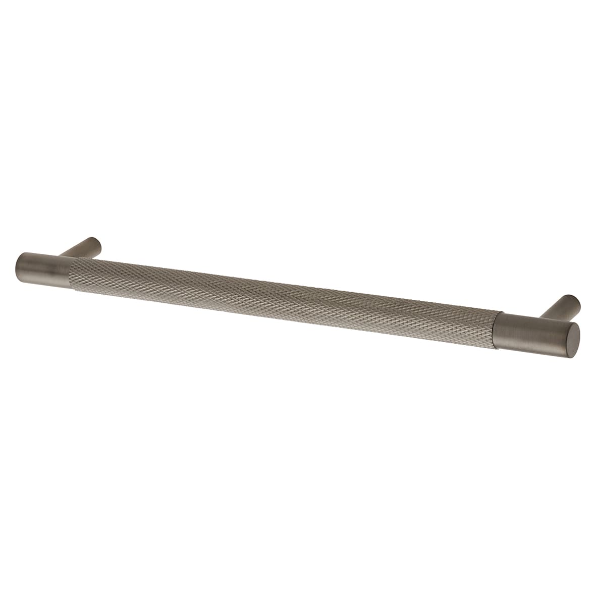Brunel 13mm Knurled T-Bar Cabinet Pull Handle - 192mm Centres - PVD Dark Bronze