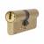 1 Star 6 Pin Kitemarked 75mm Euro Double Cylinder - 35 + 40mm - Polished Brass - Keyed to Differ