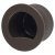 Round Door Edge Flush Pull - Matt Bronze