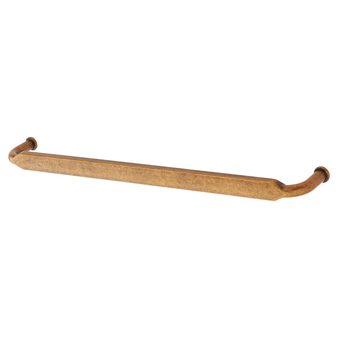 Eton 12mm D-Bar Cabinet Pull Handle - 224mm Centres - Antique Brass
