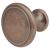 Thorpe Round Cabinet Knob - 30mm Diameter - Antique Copper