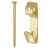 Light Duty Picture Hook - Single - 5 x 24mm - Electro Brass - Pack of 50