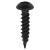 Blackjax Pozi Round Head Wood Screws - 8 x 3/4" - Exterior Black Organic - Pack of 200
