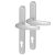 1530/3830N Silver uPVC Multipoint Door Handles - 140mm Bolt c/c - 92mm c/c - Atlanta Range