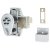 Unican 919 Push Button Code Lock - Satin Chrome