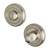 Bathroom Turn & Release - 50mm Diameter - Satin Nickel