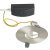 LED Evofire 50W Fire Rated LED Fixed Downlight - 70-100mm Cut-out - Satin Nickel