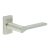 Satin Stainless Steel uPVC Multipoint Door Handles on Rectangular Rose - CR-105 Range