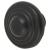 Ring Round Cabinet Knob - 38mm Diameter - Black Iron