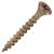 Cutter Pozi Countersunk Wood Screws - 6.0 x 40mm - Yellow Zinc - Pack of 200