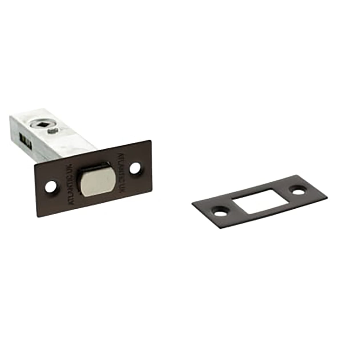 5mm Tubular Bathroom Deadbolt - 80mm Case - 60mm Backset - Square - Urban Dark Bronze