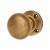 Marcus Antique Brass Mortice Door Knob - 57mm Rose Diameter - Victoria Range