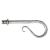 Shepherd's Crook Curtain Finials - Pewter