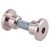 Hex Headed Bolt Through Fixing - 17-21mm Panels - Satin Anodised Aluminium - Pack of 10