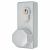 AR885K Outside Access Device with Cylinder - Octagonal Knob - Silver