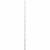 Single Slot Shelf Wall Upright - 1000mm Length - White