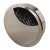 Round Cable Tidy Grommet - 80mm Hole Size - Brushed Nickel Mirror Effect