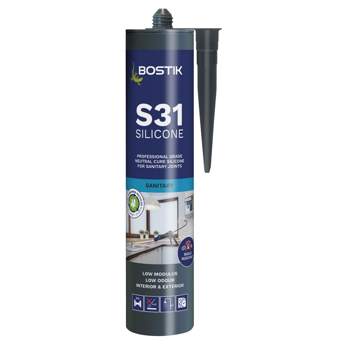 S31 Neutral Sanitary Sealant - 310ml - Clear