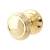 Marcus Polished Brass Mortice Door Knob - 69mm Rose Diameter - Goodrich Range
